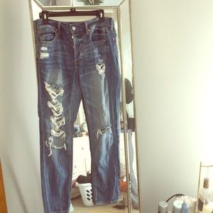American eagle crop jeans